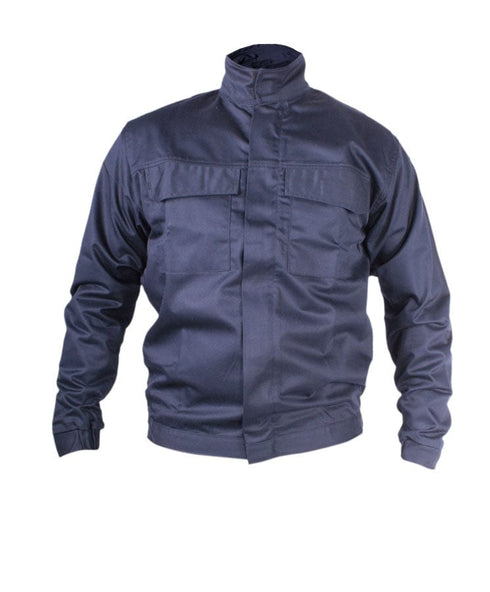 S Chaqueta Ignífuga Soldador 3L WLR300 Azul | Antiestática | EN 11611 EN 11612
