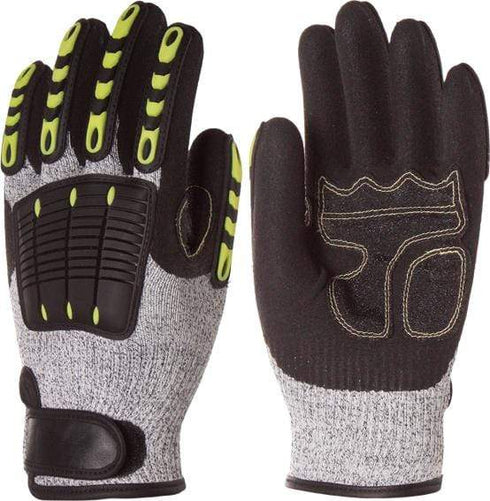 3L Hammer Flex HF100 - Guantes Trabajo Anticorte Nitrilo (Pack 12)