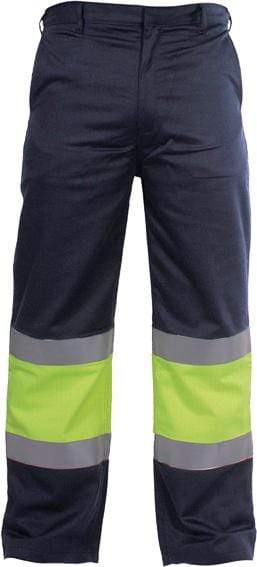 S / Azul 3L Pantalon Alta visibilidad ignifugo Welder