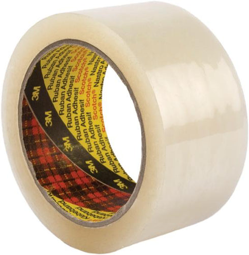 Pack de 36 unidades / 50mm x 36m / Transparente Cinta de Embalaje 3M 309 Acrílica Transparente 50 mm x 66 m | Bajo Ruido