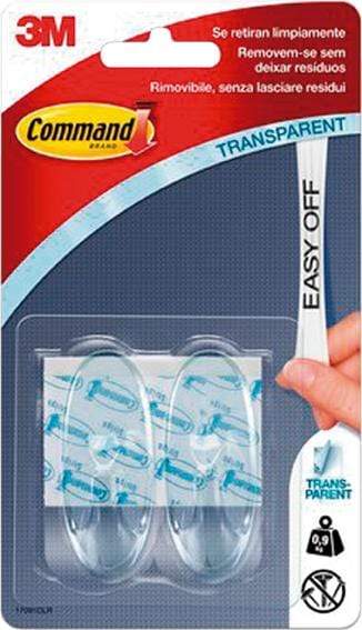 Pack de 9 unidades Gancho Command 17091CLR de 3M
