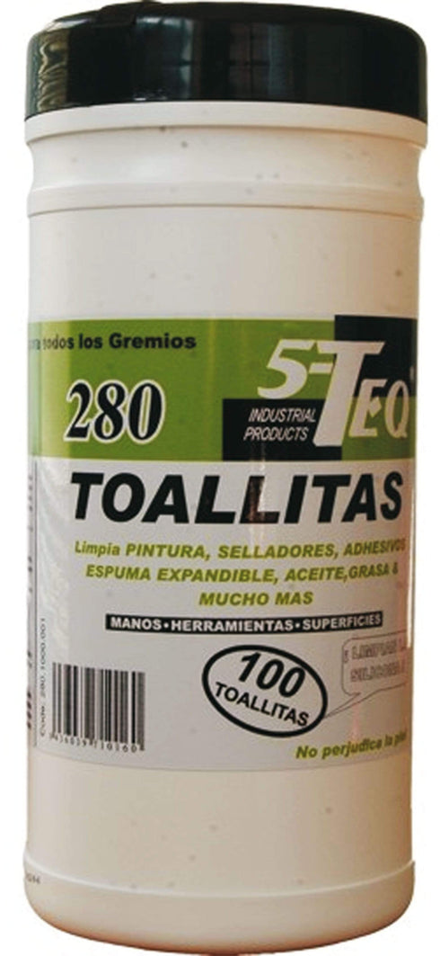 Pack de 6 unidades Toallitas Limpiadoras Multiusos 5-TEQ 280