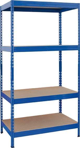 176x80x40cm / Azul Kit 4 Estantes Ar Shelving Stabil
