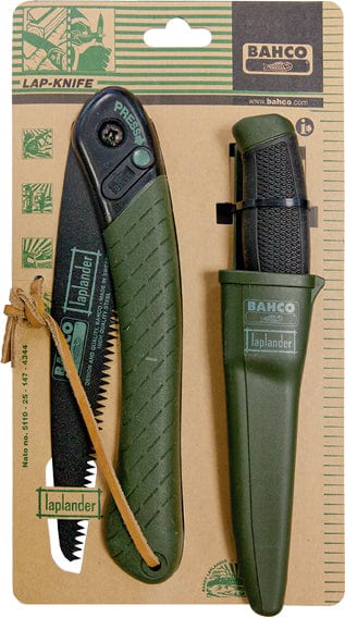 Juego Bahco Laplander Serrucho + Cuchillo | LAP-KNIFE Outdoor