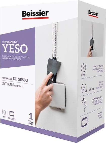 1kg / Pack de 10 unidades Preparado de Yeso para Rellenos Beissier