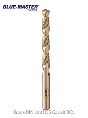2.00 mm / 10 unidades Broca Blue Master DIN 338 HSS Cobalt BC5