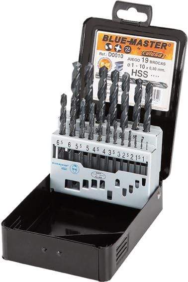 Juego de brocas DIN 338 D0010 de Bluemaster
