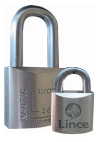 Pack de 12 unidades / 550/35 Candado Inox Lince A.N.