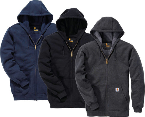 XS / Gris Oscuro Sudadera Loose Fit con Cremallera y Capucha Carhartt
