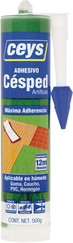 Pack de 12 Unidades / 500g Adhesivo en Cartucho para Cesped Artificial Ceys