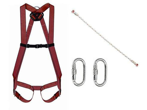Arnes Climax 10 Basic con Cuerda y 2 Mosquetones