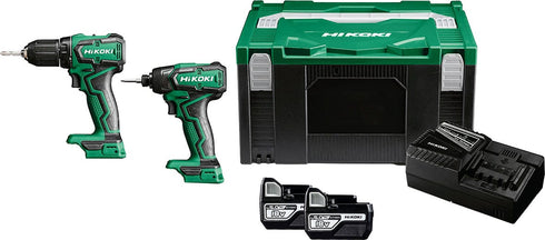 Hikoki kit taladro y atornillador de impacto