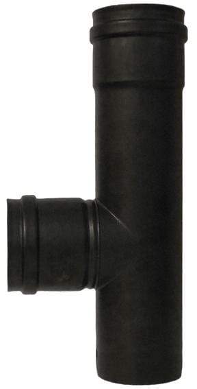 80mm Codo en T Dinak Deko Pellet M-H-H de 90º