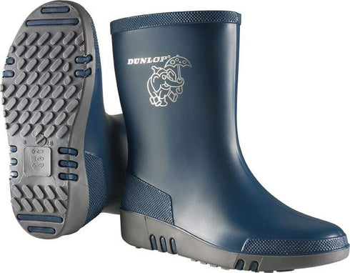 23 / Azul - Gris Bota Infantil Dunlop Mini