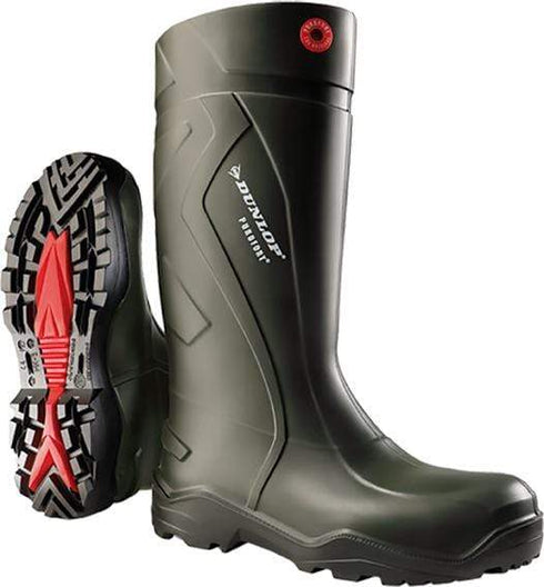 39 / Verde / ISO 20345 Dunlop Purofort Bota de seguridad S5