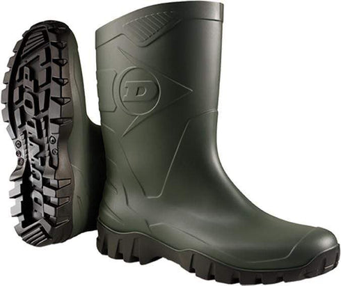 38 / Verde Bota de Caña Media Dunlop Dee