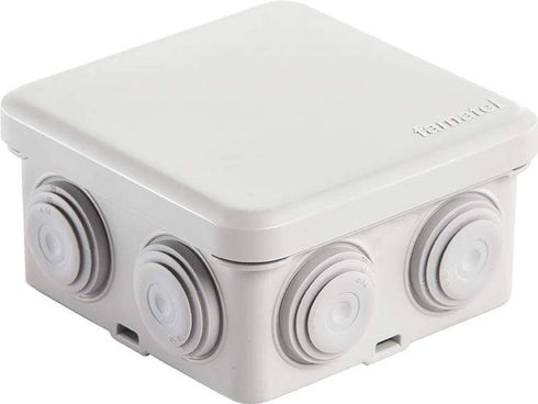 Pack de 6 unidades / 85x85x45mm Caja Estanca 3028 de 7 Conos Famatel