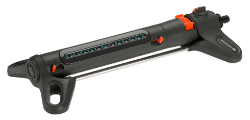 Gardena AquaZoom S 18710-20 | Aspersor Oscilante 9-150 m² con Alcance 3-15 m
