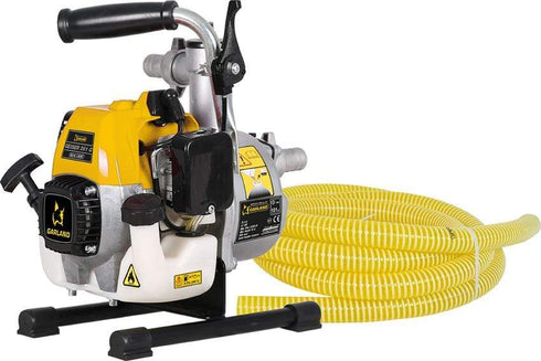7000 L/H / Aguas limpias Motobomba Garland GEISER 281G-V17 | 25,4 cc · 7000 l/h · Aspiración 4 m