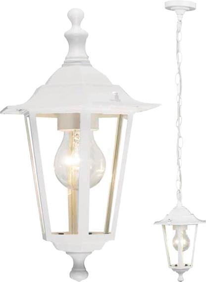 GARZA APLIQUE COLGANTE AURA 401199 E27 60W IP44 BLANCO