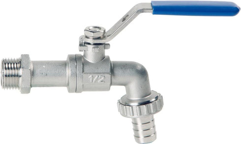 GRIFO CURVO 3063-1/2''X3/4'' MANGUERA INOX - PACK 15 UNIDADES