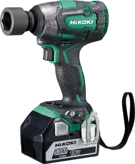 Hikoki Atornillador de impacto WR18DBDL2Z bateria 18V 2B5AH
