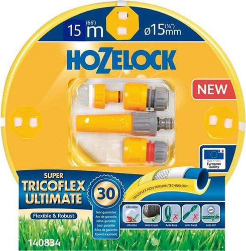 15mm / 15 metros Kit Manguera Hozelock Supertricoflex Ultimate