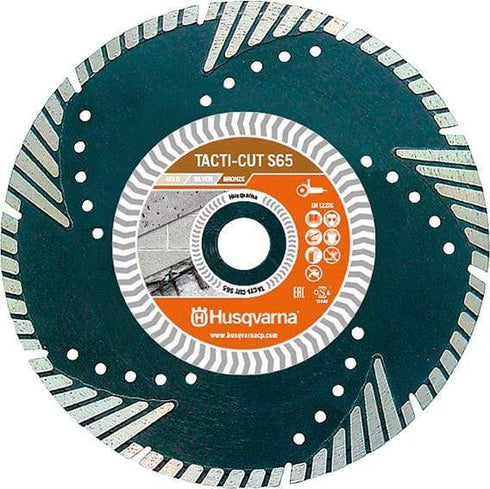 115mm Disco Diamante Husqvarna Tacti-Cut S65 | Segmentado para Asfalto y Materiales Abrasivos