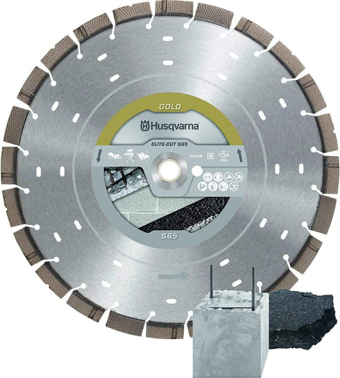 Disco Diamante Husqvarna Elite‑Cut S65 350 mm | Gold