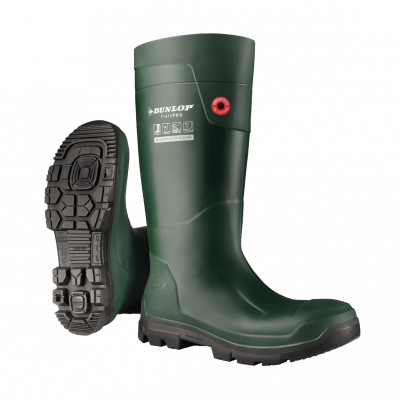 39 / Verde Dunlop Bota de trabajo Purofort FieldPro