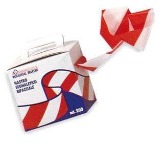 200 metros / Rojo - Blanco Cinta de señalización Starter 09300