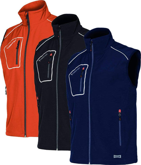 S / Azul Chaleco Softshell Snappy Industrial Starter