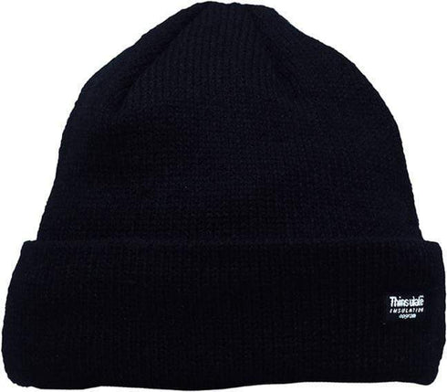 Talla única / Negro Gorro de trabajo antifrío Issaline Thinsulate 04380