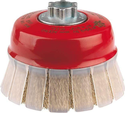 80mm / 0.30 - M14 Cepillo amoladora latonado para pulir