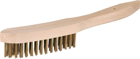 Cepillo Jaz MS/3-9300G de pua redonda con mango 3H