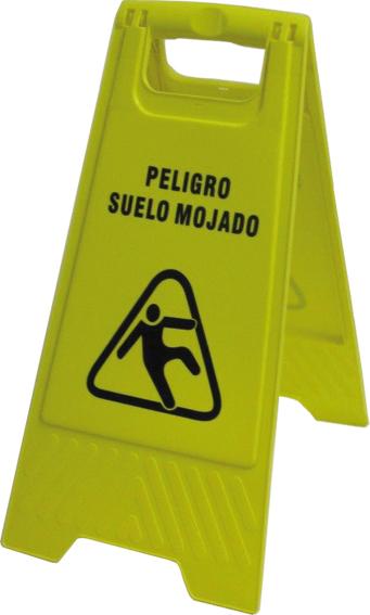 Señal plegable suelo mojado 106 30x63cm JG Señalizacion