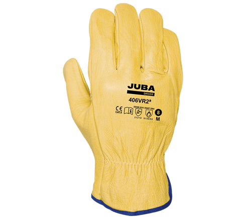 9 / Amarillo Juba Guantes Driver Pack 12 Uds