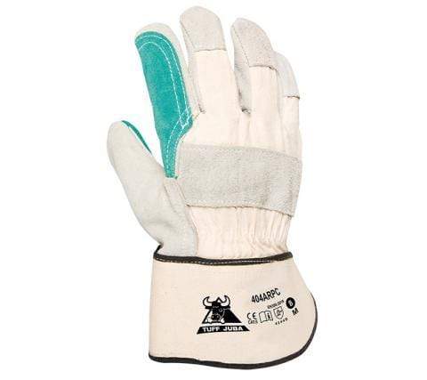 9 / Gris - verde Juba Guantes Tuff 404ARPC Pack 6 Uds