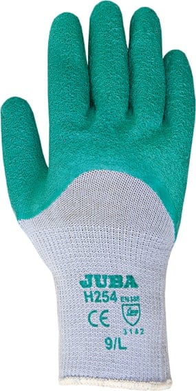 7 / Verde - natural / 10 unidades Juba Guantes H254G Pack 10 Uds