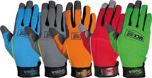 Pack de 5 unidades / Naranja / 8 Juba Guantes Mecanix Pack 5 Uds | Guante Mecánico EN 388 2121X