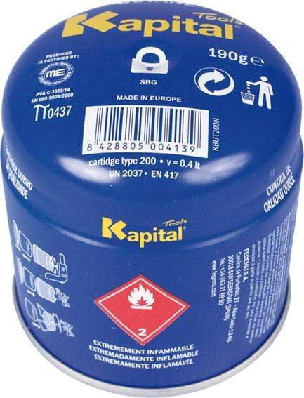 CARTUCHO GAS KBUT200N C/VALVULA