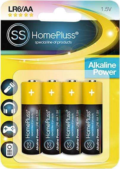 PILA ALKALINA HOMEPLUSS LR06 (AA) BL(4) - PACK 10 UNIDADES
