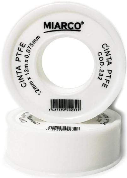 Cinta PTFE Miarco Profesional 19mm x 50m | Ref. 230 | Incremental