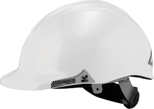 Blanco / EN 397 Nzi CT2 Casco de Obra Reflectante EN 397