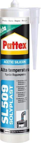 Pattex Silicona Alta Temperatura Negro 300ml - PACK 12 UNIDADES