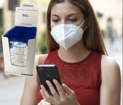 MASCARILLA PI5 FFP2 NR S/VALVULA - PACK 25 UNIDADES