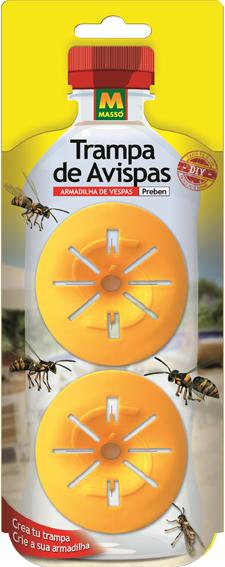 PREBEN TRAMPA AVISPAS DIY 231400 - PACK 12 UNIDADES