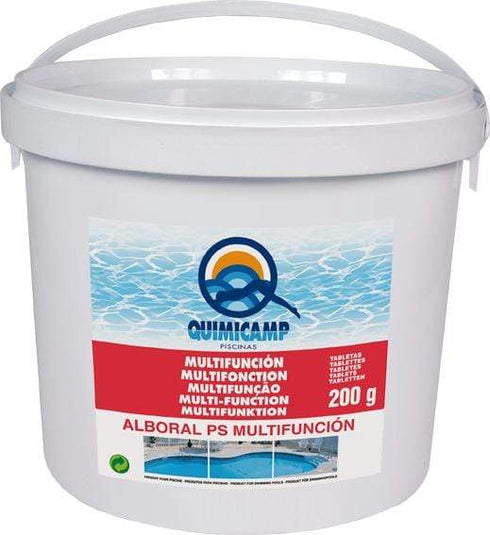 Cloro antialga alboral tab.250g. 202605 Quimicamp - PACK 4 UNIDADES