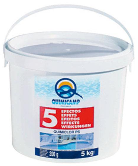 Cloro antialga quimiclor tab.250g 201805 Quimicamp - PACK 4 UNIDADES