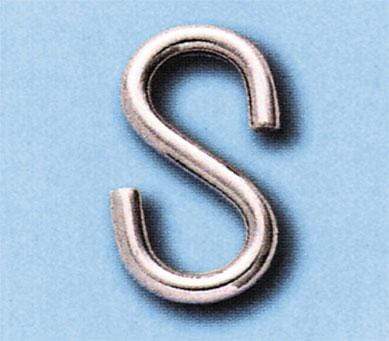 GANCHO ''S'' SIMETRICO INOX. AISI316 03MM - PACK 20 UNIDADES